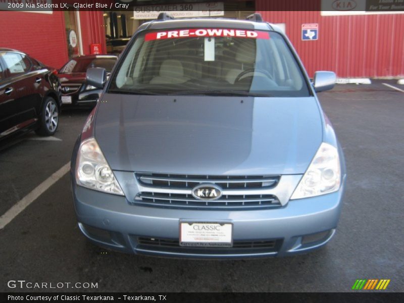 Glacier Blue / Gray 2009 Kia Sedona LX