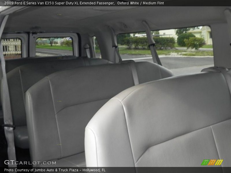 Oxford White / Medium Flint 2009 Ford E Series Van E350 Super Duty XL Extended Passenger