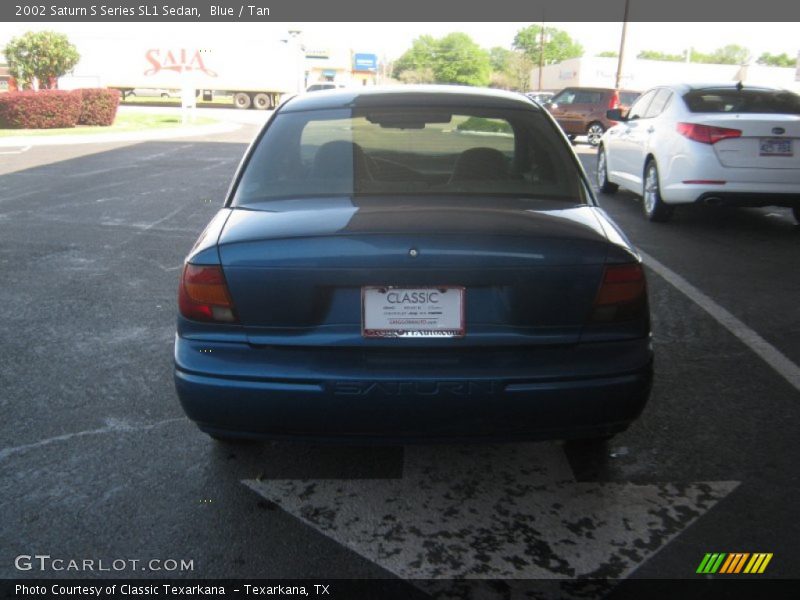 Blue / Tan 2002 Saturn S Series SL1 Sedan