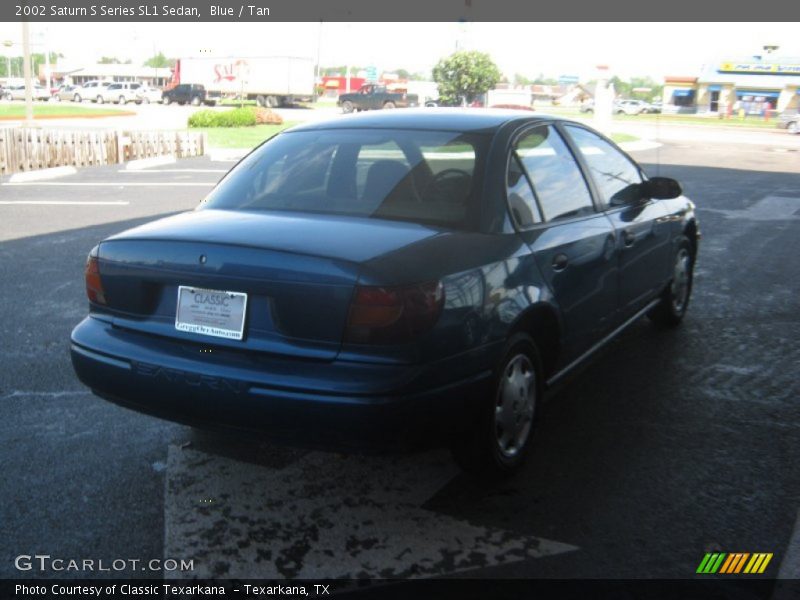 Blue / Tan 2002 Saturn S Series SL1 Sedan