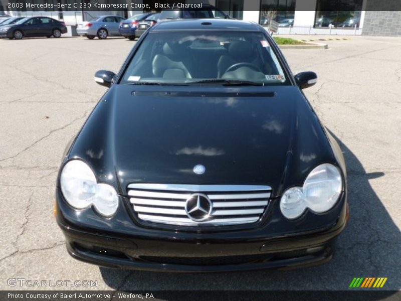 Black / Charcoal 2003 Mercedes-Benz C 230 Kompressor Coupe