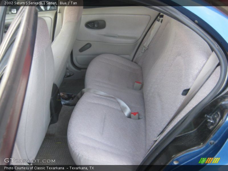Blue / Tan 2002 Saturn S Series SL1 Sedan