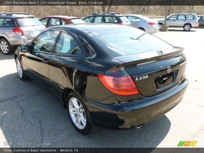 Black / Charcoal 2003 Mercedes-Benz C 230 Kompressor Coupe