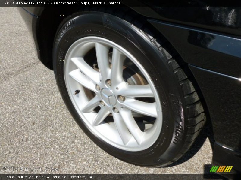 Black / Charcoal 2003 Mercedes-Benz C 230 Kompressor Coupe