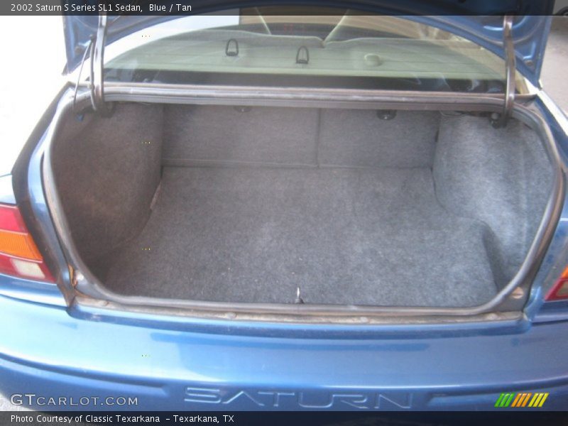 Blue / Tan 2002 Saturn S Series SL1 Sedan