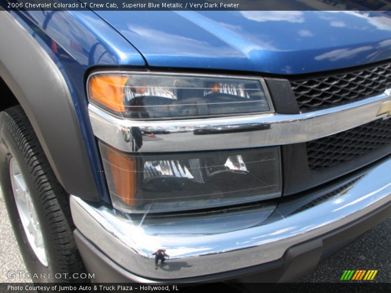Superior Blue Metallic / Very Dark Pewter 2006 Chevrolet Colorado LT Crew Cab