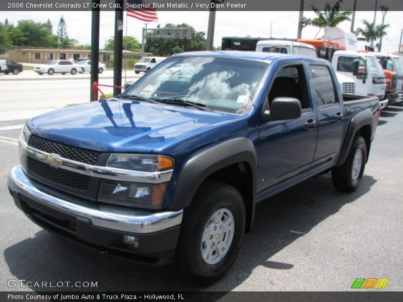 Superior Blue Metallic / Very Dark Pewter 2006 Chevrolet Colorado LT Crew Cab