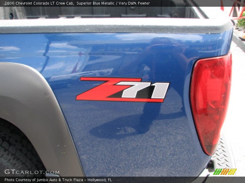 Superior Blue Metallic / Very Dark Pewter 2006 Chevrolet Colorado LT Crew Cab