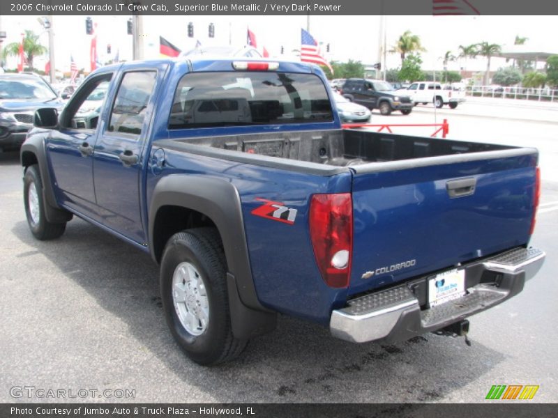 Superior Blue Metallic / Very Dark Pewter 2006 Chevrolet Colorado LT Crew Cab