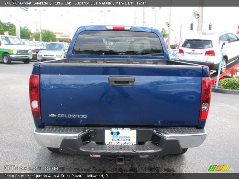 Superior Blue Metallic / Very Dark Pewter 2006 Chevrolet Colorado LT Crew Cab