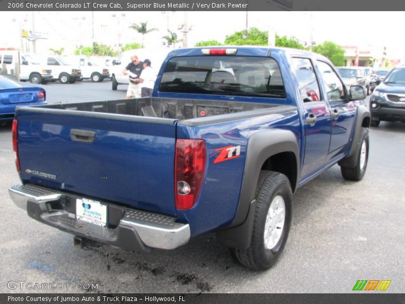 Superior Blue Metallic / Very Dark Pewter 2006 Chevrolet Colorado LT Crew Cab