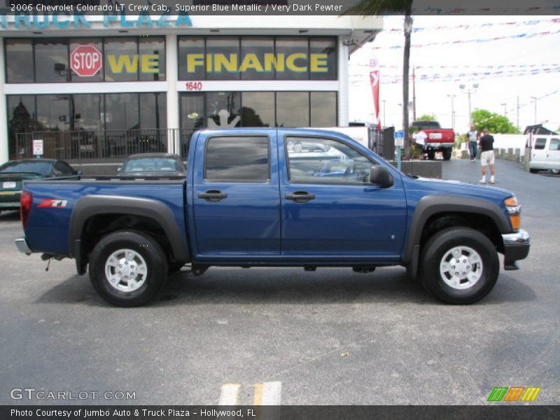 Superior Blue Metallic / Very Dark Pewter 2006 Chevrolet Colorado LT Crew Cab