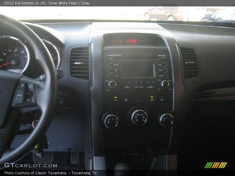 Snow White Pearl / Gray 2012 Kia Sorento LX V6