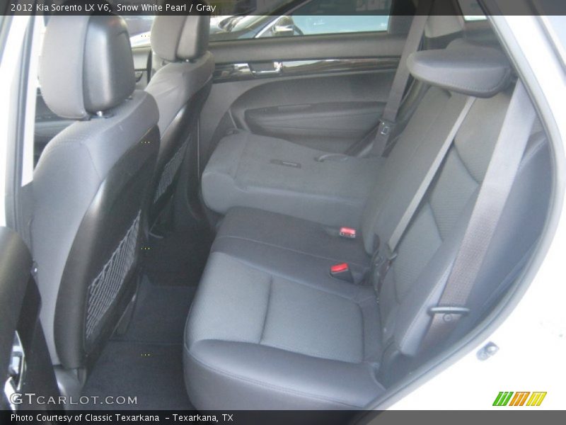 Snow White Pearl / Gray 2012 Kia Sorento LX V6