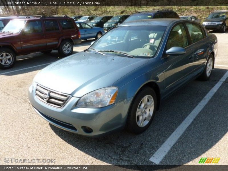 Opal Blue Metallic / Frost Gray 2002 Nissan Altima 2.5 S