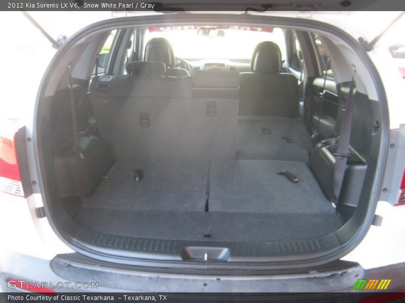 Snow White Pearl / Gray 2012 Kia Sorento LX V6