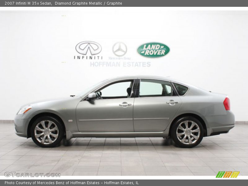 Diamond Graphite Metallic / Graphite 2007 Infiniti M 35x Sedan