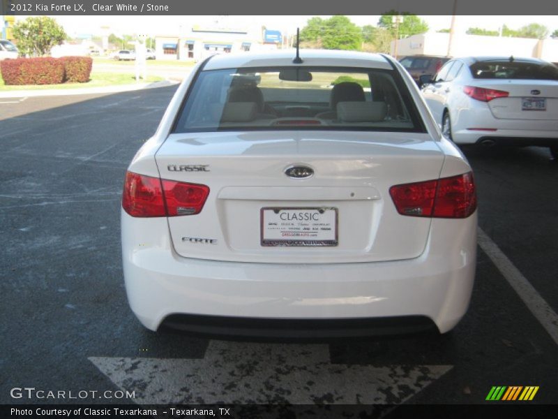 Clear White / Stone 2012 Kia Forte LX