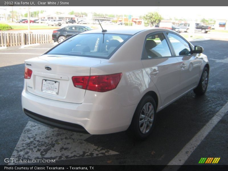 Clear White / Stone 2012 Kia Forte LX