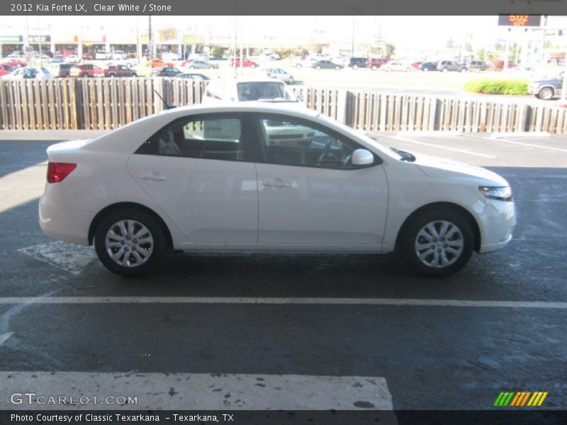 Clear White / Stone 2012 Kia Forte LX