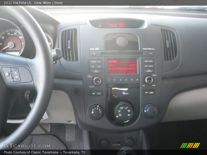 Clear White / Stone 2012 Kia Forte LX