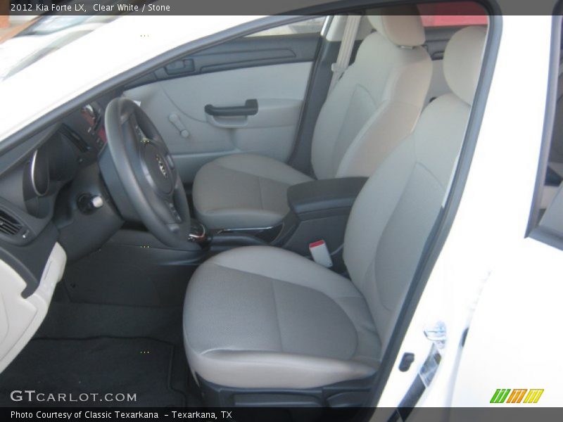 Clear White / Stone 2012 Kia Forte LX