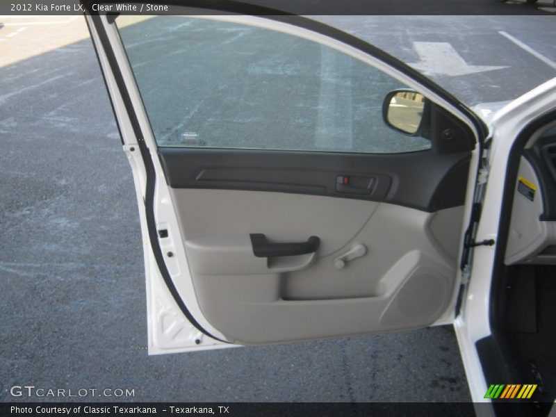 Clear White / Stone 2012 Kia Forte LX