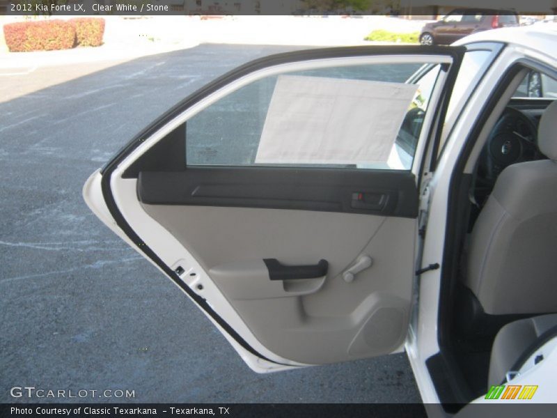 Clear White / Stone 2012 Kia Forte LX