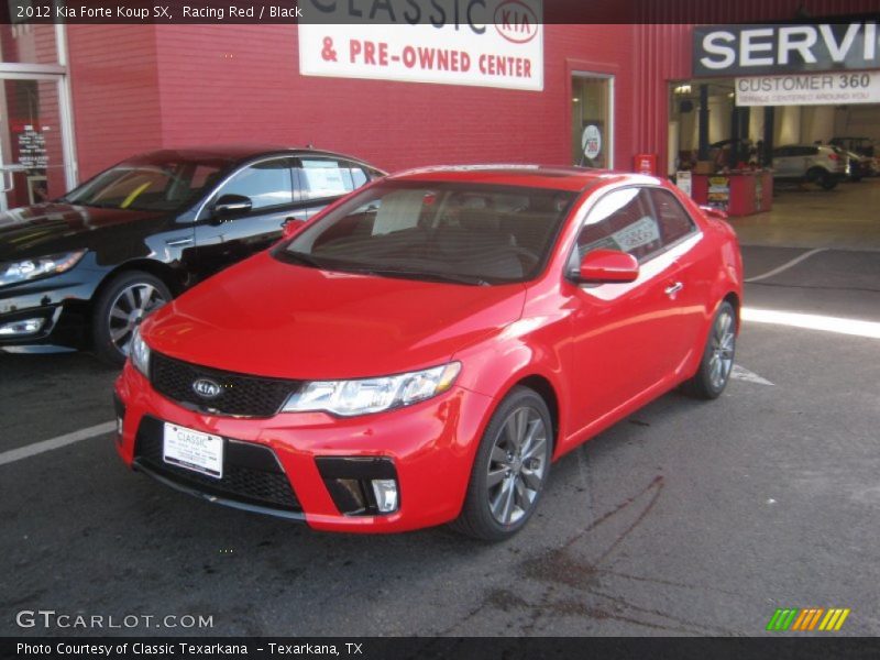 Racing Red / Black 2012 Kia Forte Koup SX