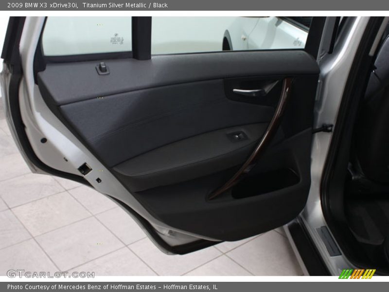 Titanium Silver Metallic / Black 2009 BMW X3 xDrive30i