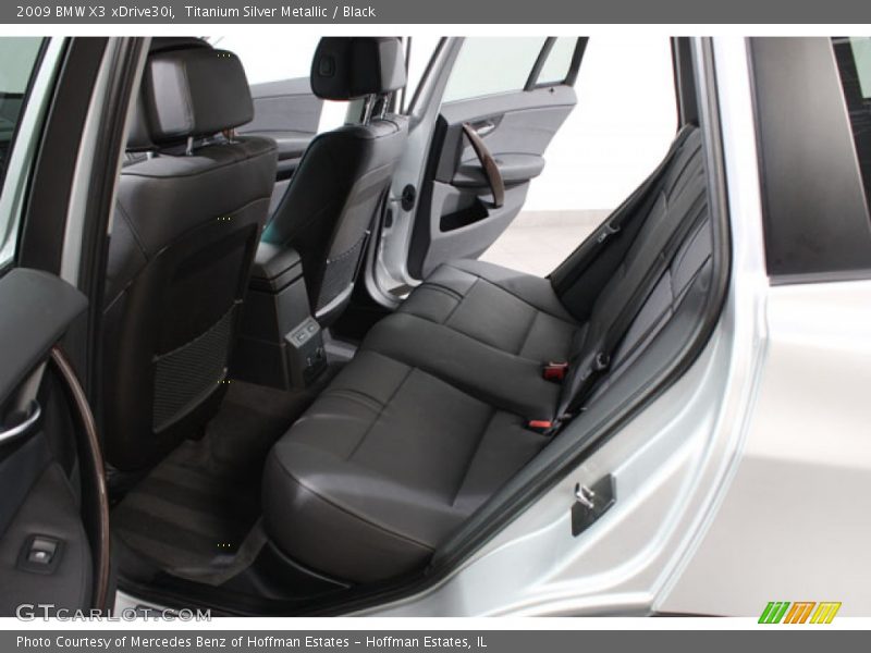 Titanium Silver Metallic / Black 2009 BMW X3 xDrive30i