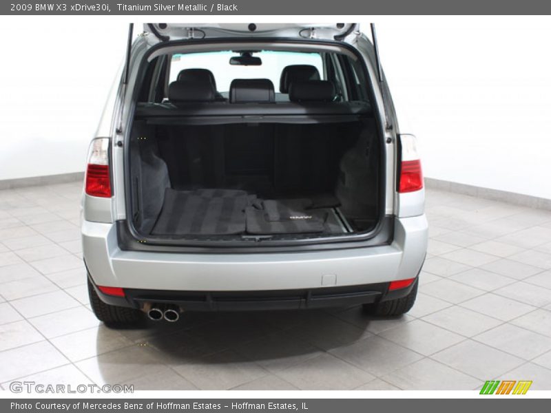 Titanium Silver Metallic / Black 2009 BMW X3 xDrive30i