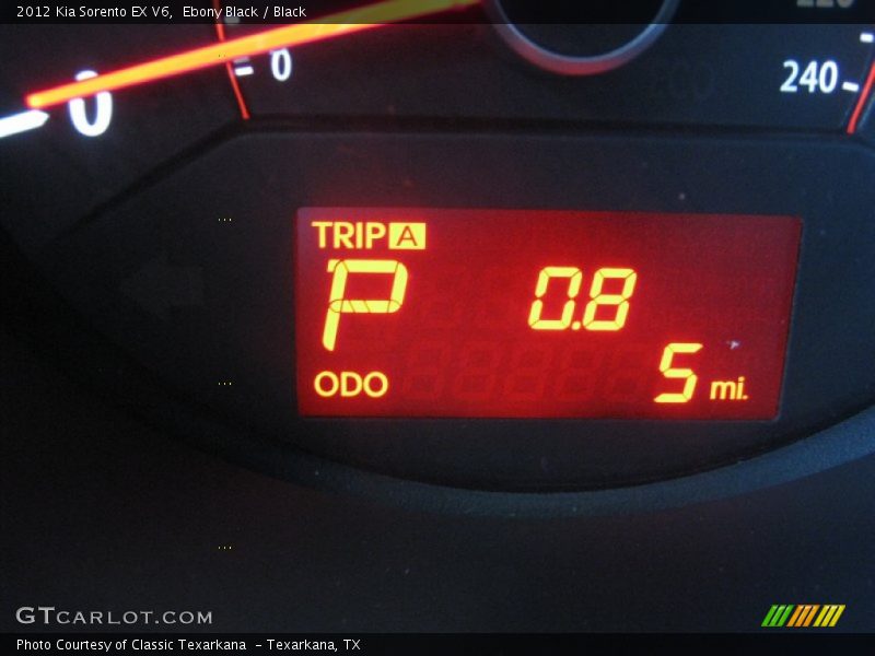 Ebony Black / Black 2012 Kia Sorento EX V6