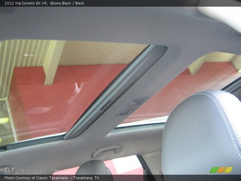 Ebony Black / Black 2012 Kia Sorento EX V6