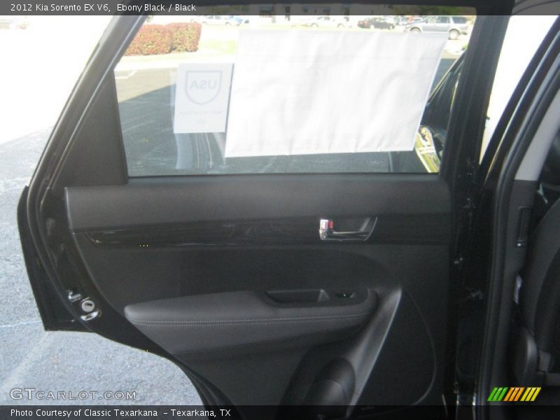 Ebony Black / Black 2012 Kia Sorento EX V6