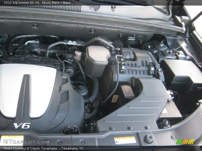 Ebony Black / Black 2012 Kia Sorento EX V6