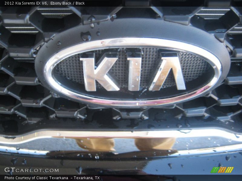 Ebony Black / Black 2012 Kia Sorento EX V6