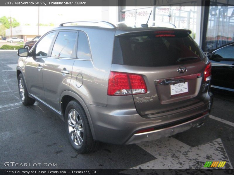 Titanium Silver / Black 2012 Kia Sorento SX V6