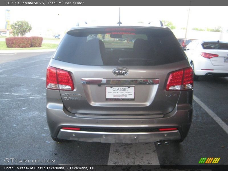 Titanium Silver / Black 2012 Kia Sorento SX V6