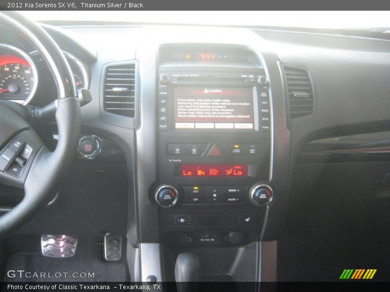 Titanium Silver / Black 2012 Kia Sorento SX V6