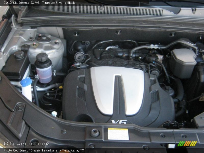 Titanium Silver / Black 2012 Kia Sorento SX V6