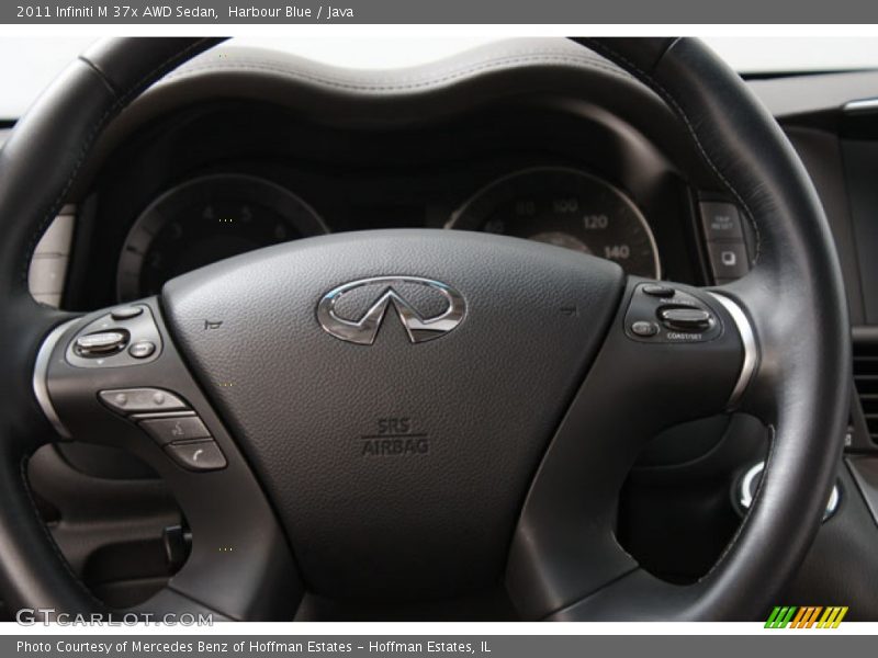 Harbour Blue / Java 2011 Infiniti M 37x AWD Sedan