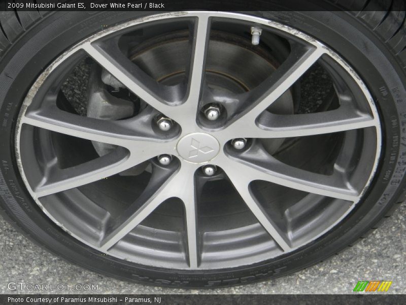 Dover White Pearl / Black 2009 Mitsubishi Galant ES