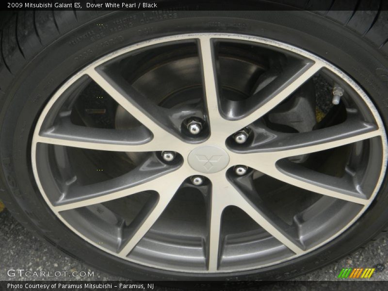 Dover White Pearl / Black 2009 Mitsubishi Galant ES