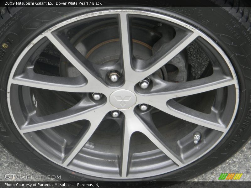 Dover White Pearl / Black 2009 Mitsubishi Galant ES