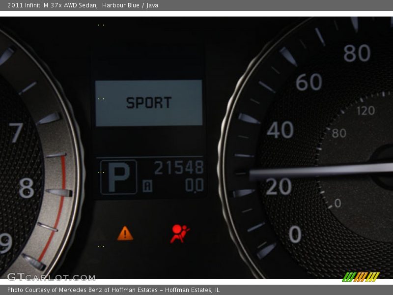 Harbour Blue / Java 2011 Infiniti M 37x AWD Sedan