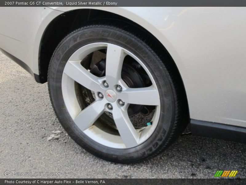 Liquid Silver Metallic / Ebony 2007 Pontiac G6 GT Convertible