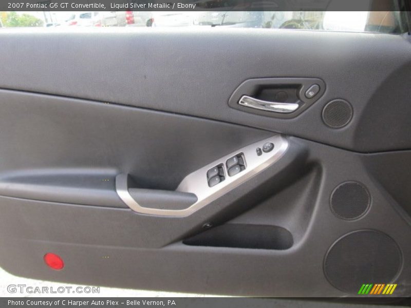 Liquid Silver Metallic / Ebony 2007 Pontiac G6 GT Convertible
