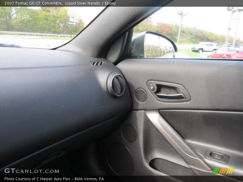 Liquid Silver Metallic / Ebony 2007 Pontiac G6 GT Convertible