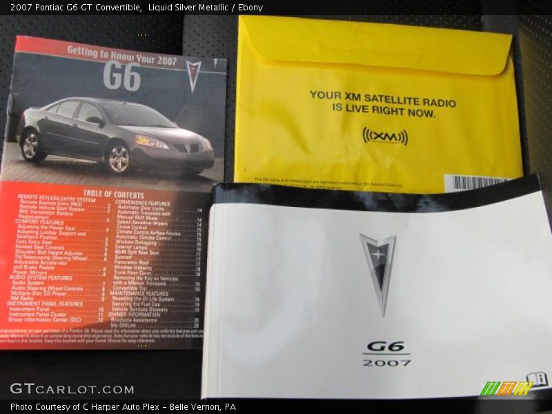Liquid Silver Metallic / Ebony 2007 Pontiac G6 GT Convertible